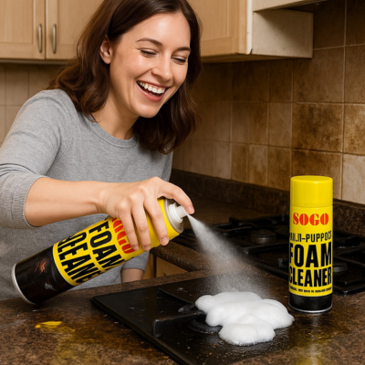 Sogo Multi-Purpose Foam Cleaner – 650ml (Fabric, Carpet, Leather)