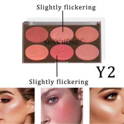 Miss Rose 6-in-1 Blush-On Palette – Soft & Long Lasting