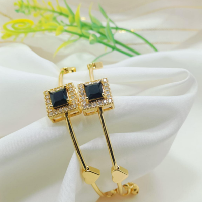 New Fancy Gold Plated Original Zirconia Set – Adjustable & Premium Quality