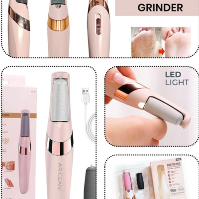 Electric Foot Grinder with LED Light – Callus Remover