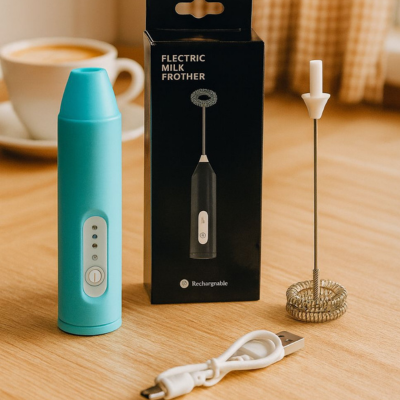 3-Speed Electric Milk Frother (Rechargeable)