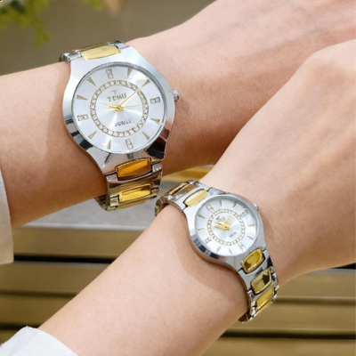 Premium Couple Watches – Diamond Cut Dial