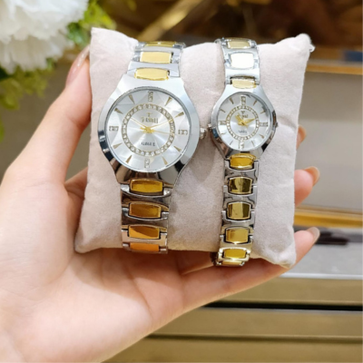 Premium Couple Watches – Diamond Cut Dial