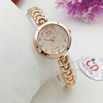 CD Collection Ladies Bracelet Watch – Luxury Quartz Style