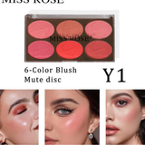 Miss Rose 6-in-1 Blush-On Palette – Soft & Long Lasting