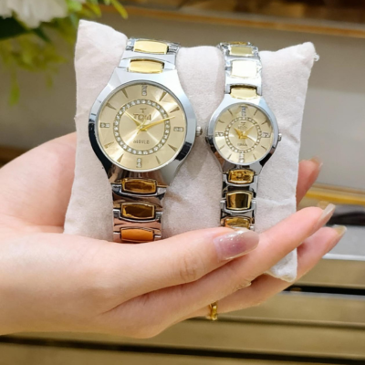 Premium Couple Watches – Diamond Cut Dial