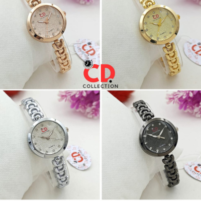 CD Collection Ladies Bracelet Watch – Luxury Quartz Style