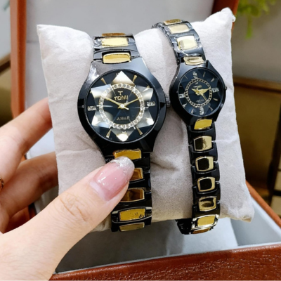 Premium Couple Watches – Diamond Cut Dial