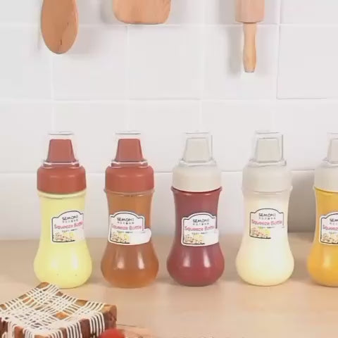Reusable Sauce Bottle – Easy Squeeze Kitchen Bottle